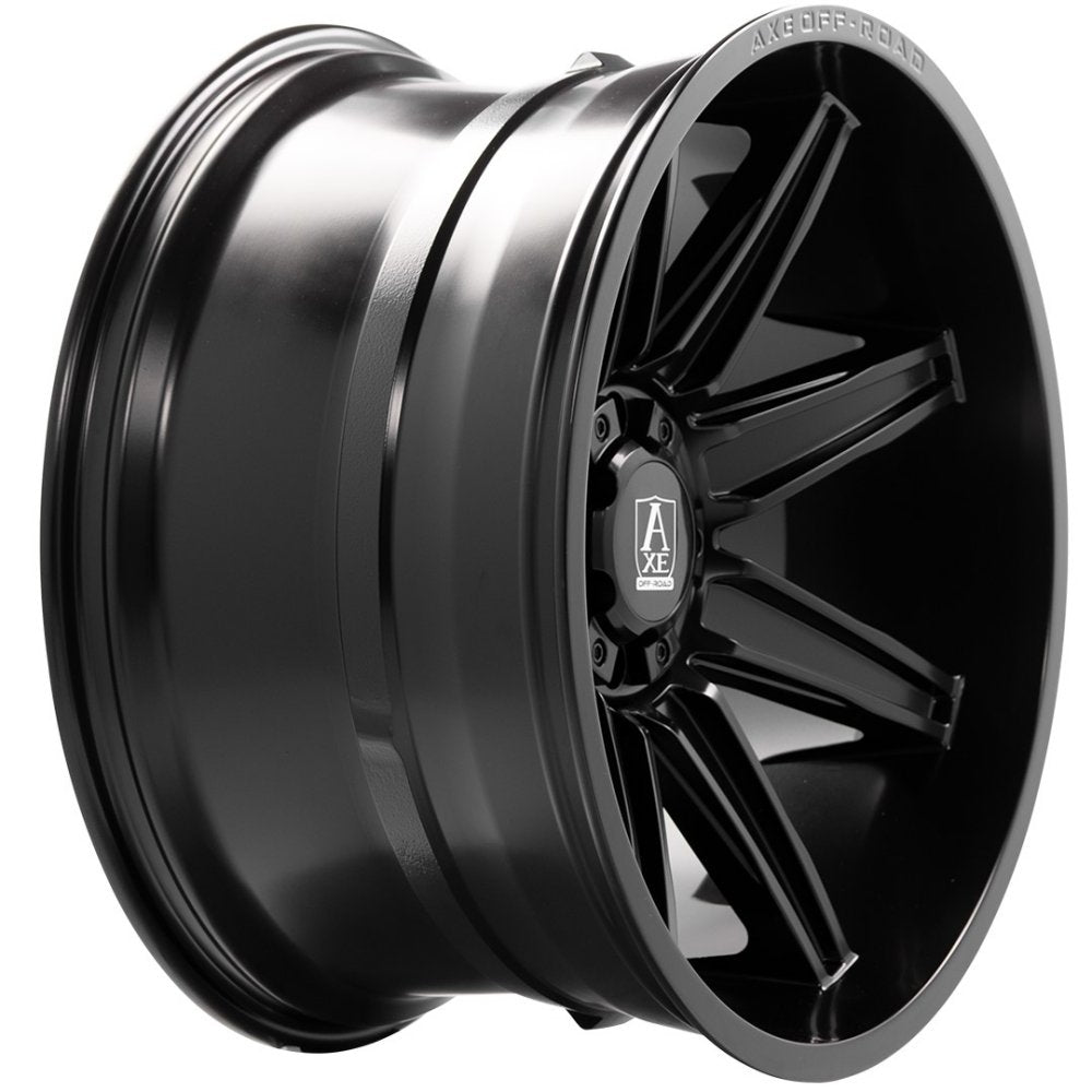 20x9.5 AXE Offroad Artemis Satin Black 6x5.5/139.7 15mm - Flex Offroad