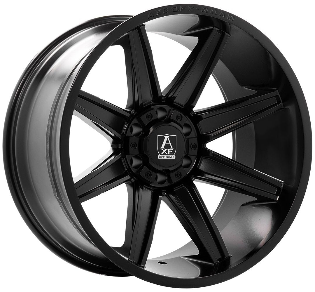 22x12 AXE Offroad Artemis Satin Black (* May Require Trimming) 6x135 6x5.5/139.7 -44mm - Flex Offroad