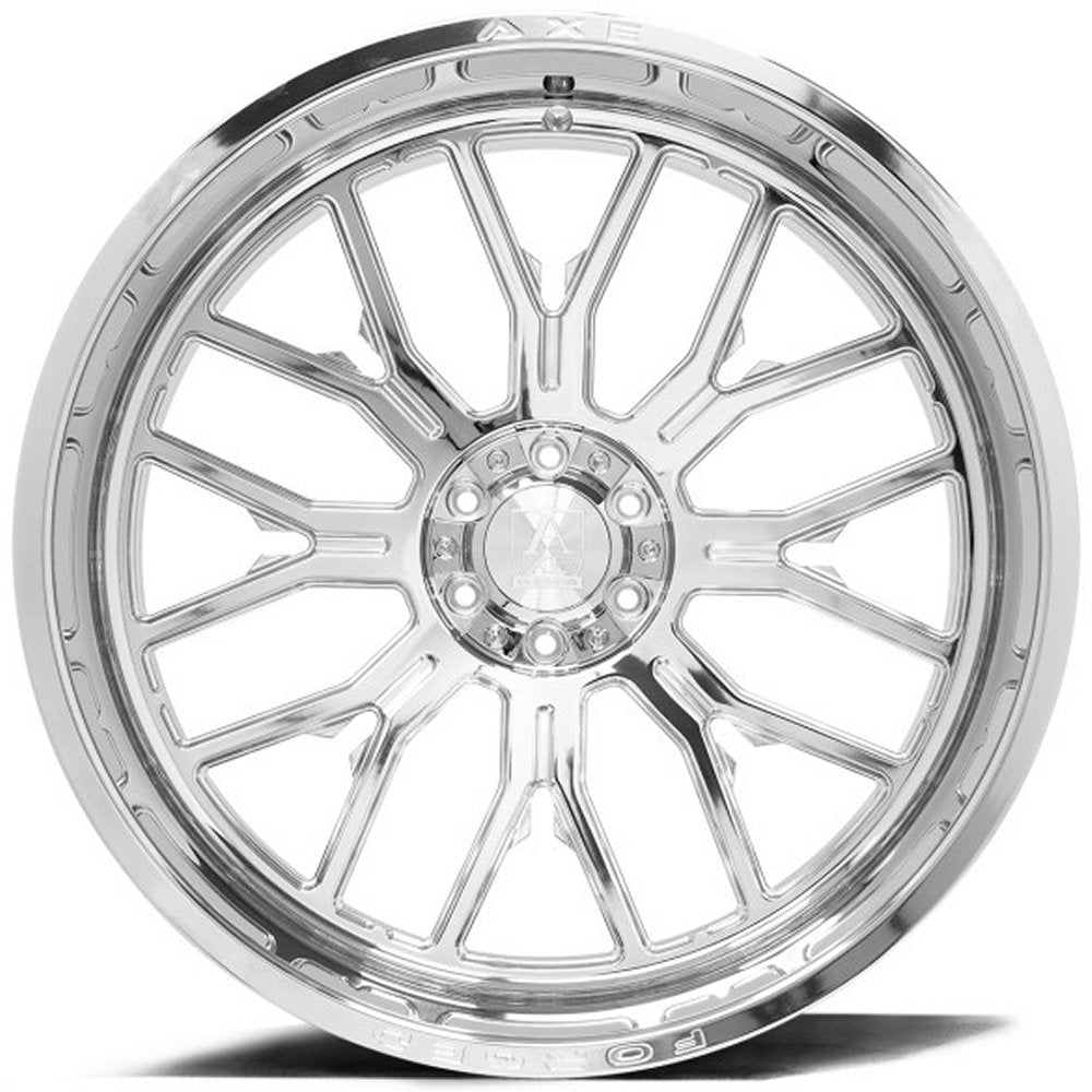 24x12 AXE Offroad AF6 Forged Fully Polished (Full Forged) (* May Require Trimming) 8x170 -44mm - Flex Offroad