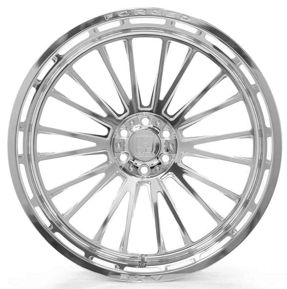 24x14 AXE Offroad AF7 Forged Fully Polished (Full Forged) (* May Require Trimming) 6x135 6x5.5/139.7 -76mm - Flex Offroad