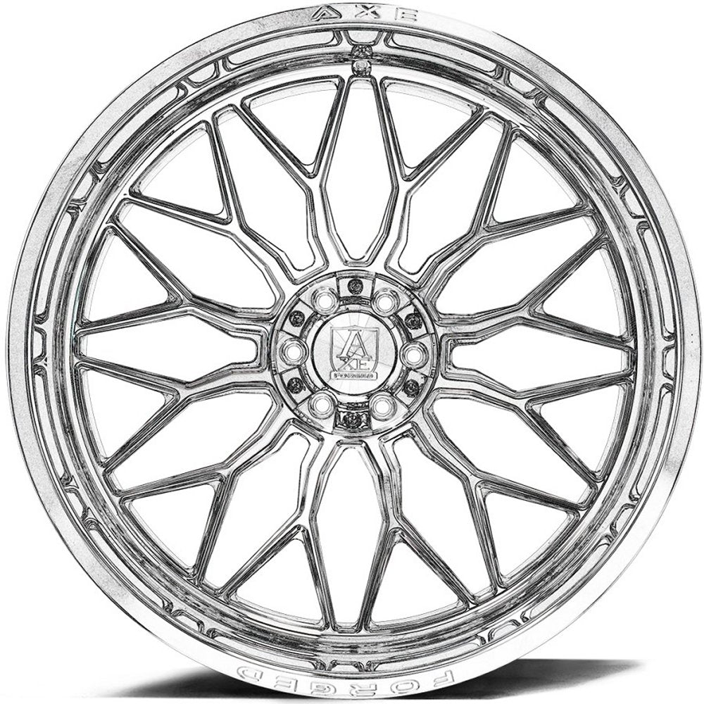 26x10 AXE Offroad AF8 Forged Fully Polished (Full Forged) (* May Require Trimming) 6x135 6x5.5/139.7 -19mm - Flex Offroad