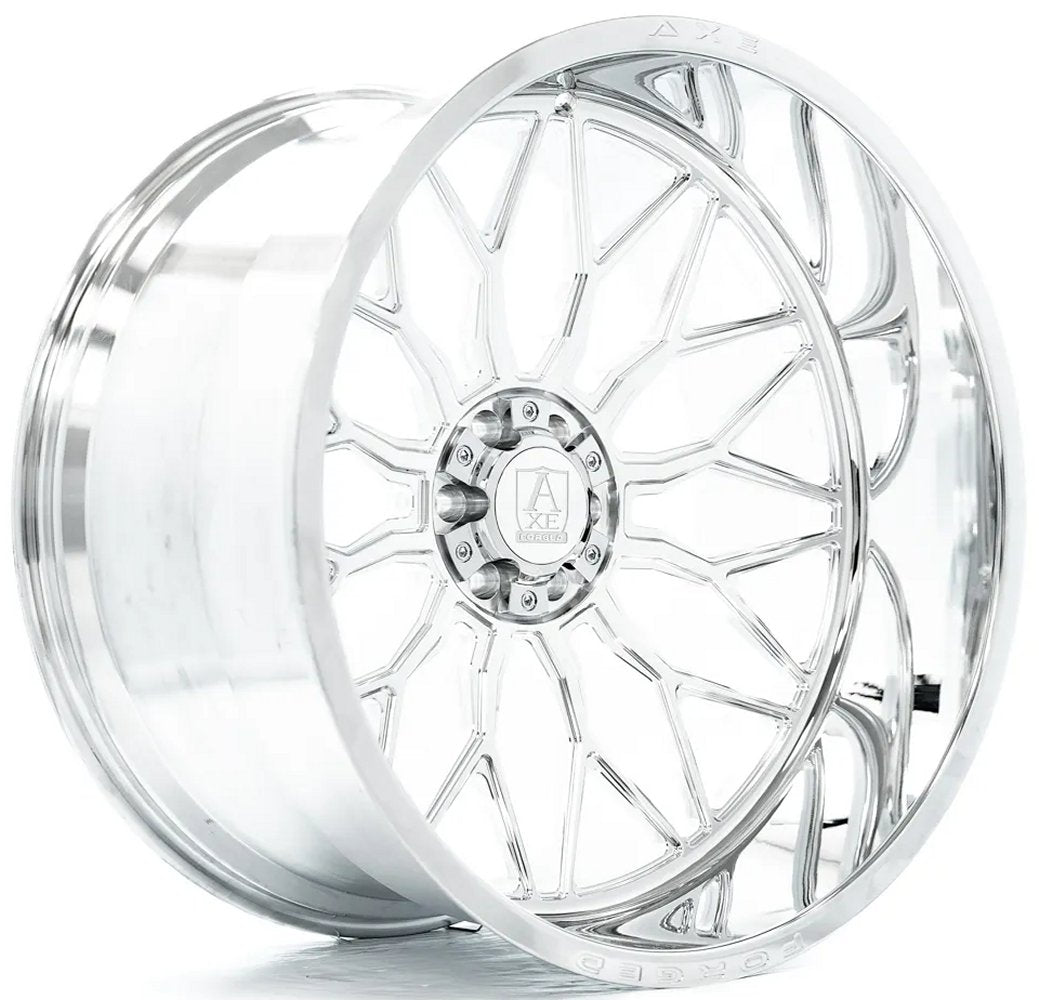 26x10 AXE Offroad AF8 Forged Fully Polished (Full Forged) (* May Require Trimming) 6x135 6x5.5/139.7 -19mm - Flex Offroad