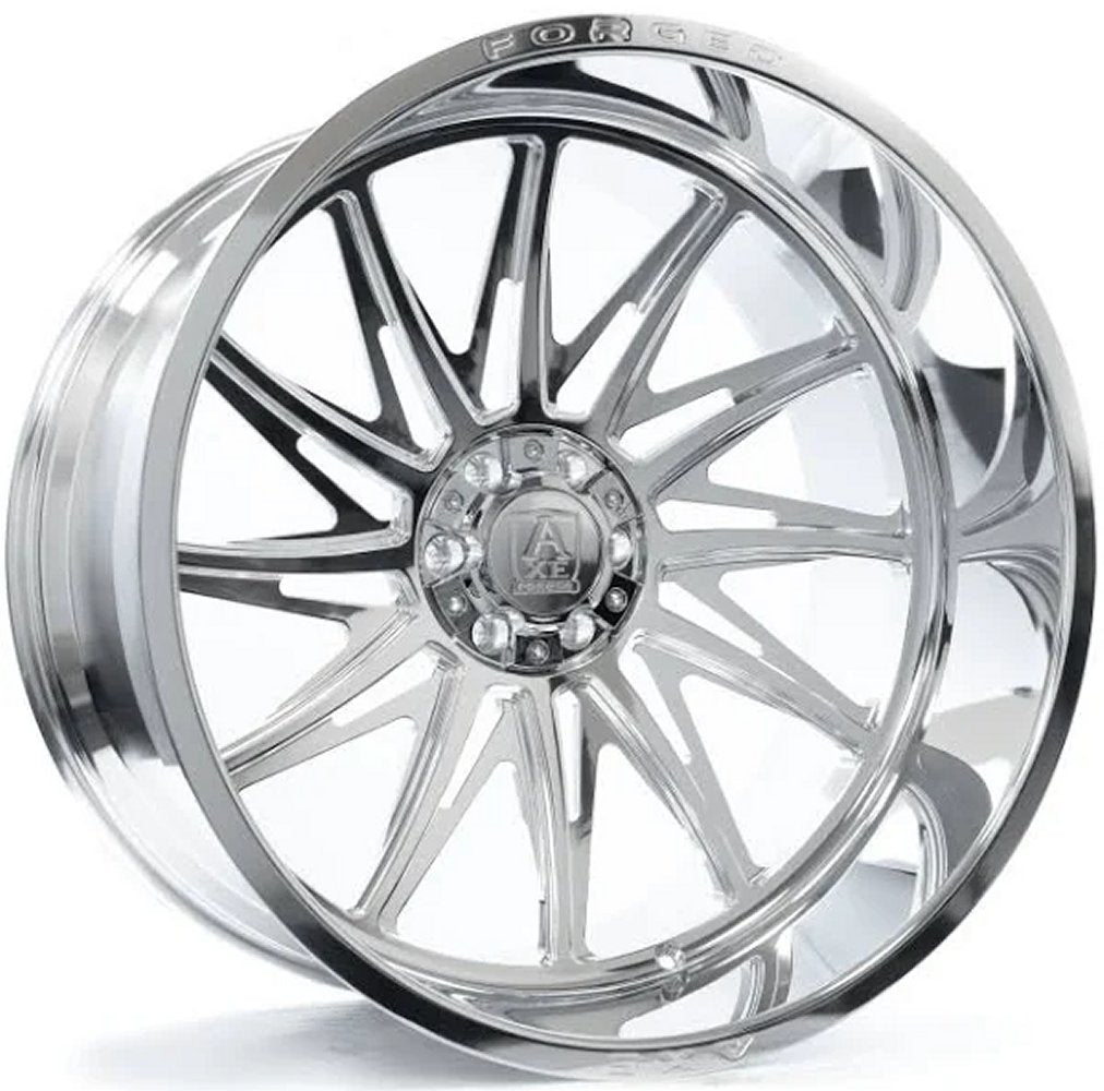 26x14 AXE Offroad AF9 Forged Fully Polished (Full Forged) (* May Require Trimming) 6x135 6x5.5/139.7 -76mm - Flex Offroad