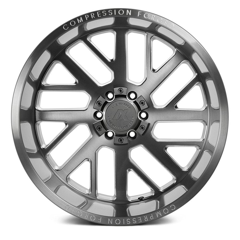 (Clearance - No Returns) 22x12 AXE Offroad AX2.4 Karbon Brush (Compression Forged) (* May Require Trimming) 5x5/127 5x5.5/139.7 -44mm