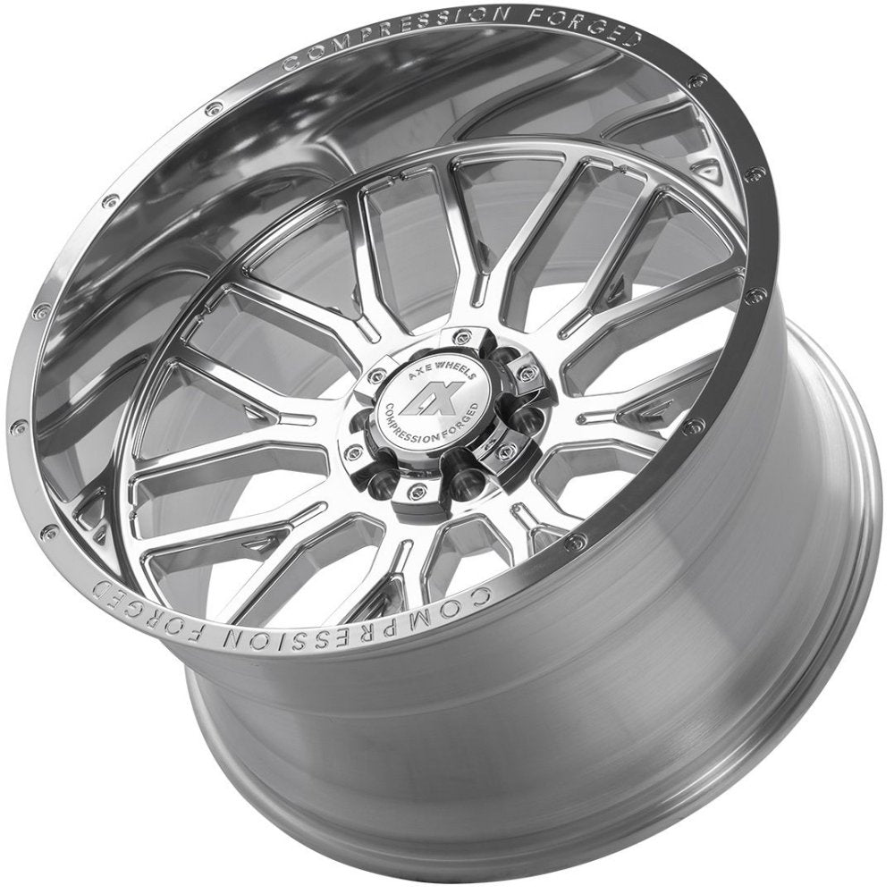 22x12 AXE Offroad AX6.5 Full Polished (Compression Forged) (* May Require Trimming) 6x135 6x5.5/139.7 -44mm - Flex Offroad