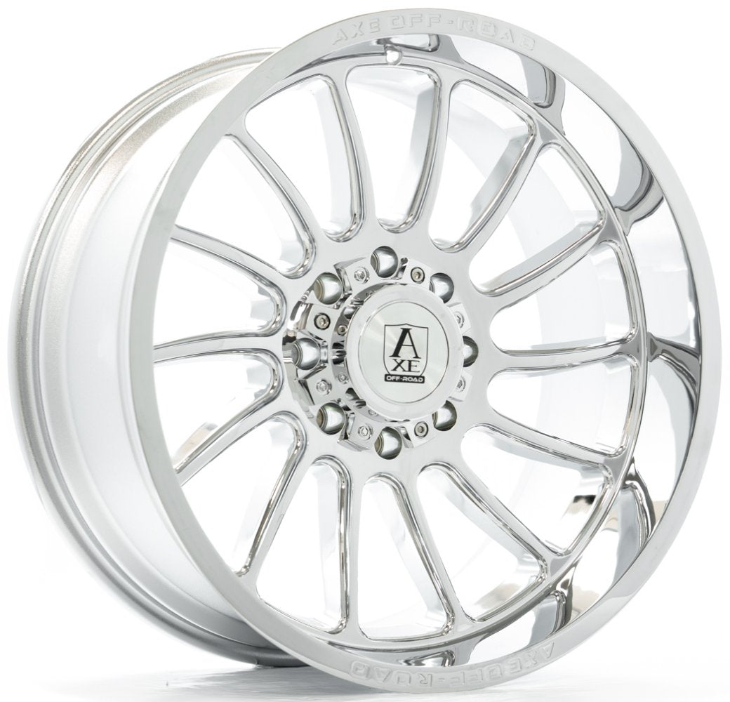 24x12 AXE Offroad Chronus Chrome (* May Require Trimming) 6x135 6x5.5/139.7 -44mm - Flex Offroad