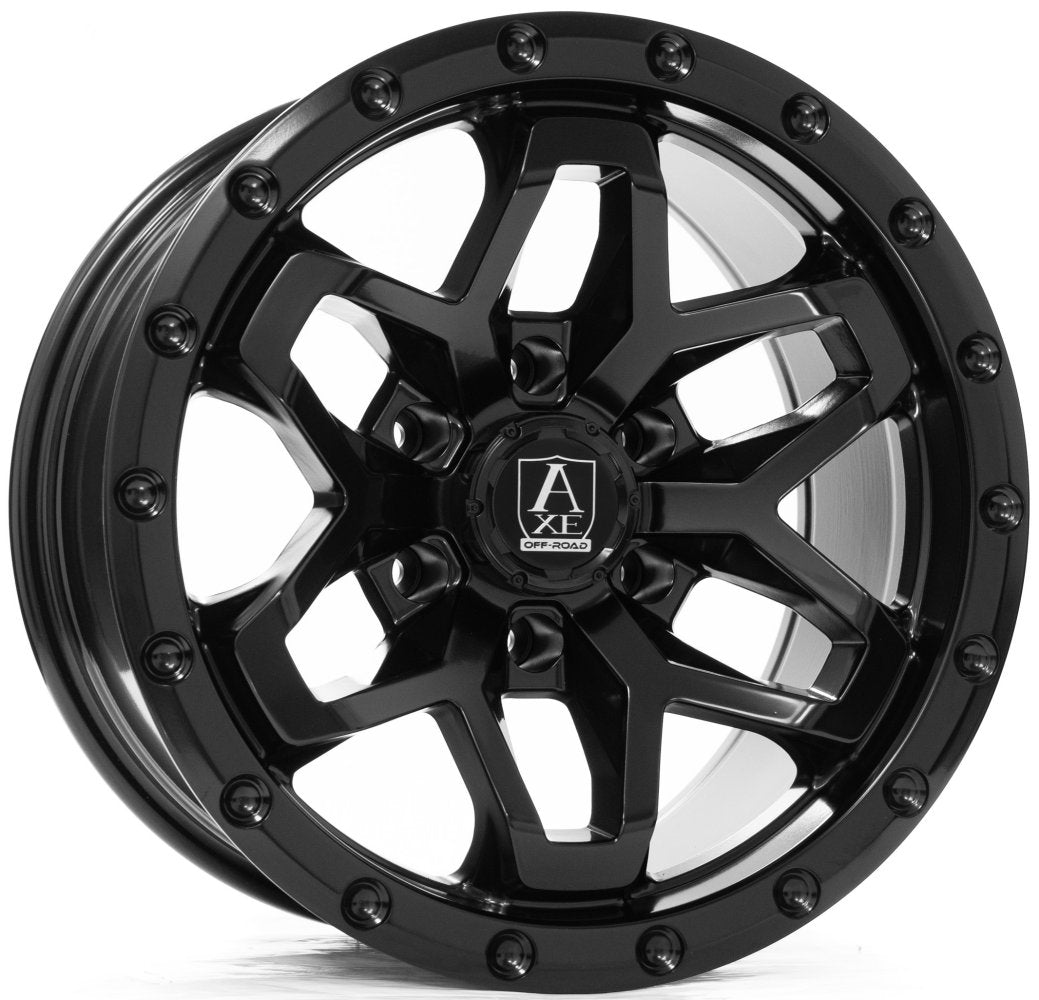 17x9 AXE Offroad Syrinks Satin Black 6x5.5/139.7 -15mm - Flex Offroad