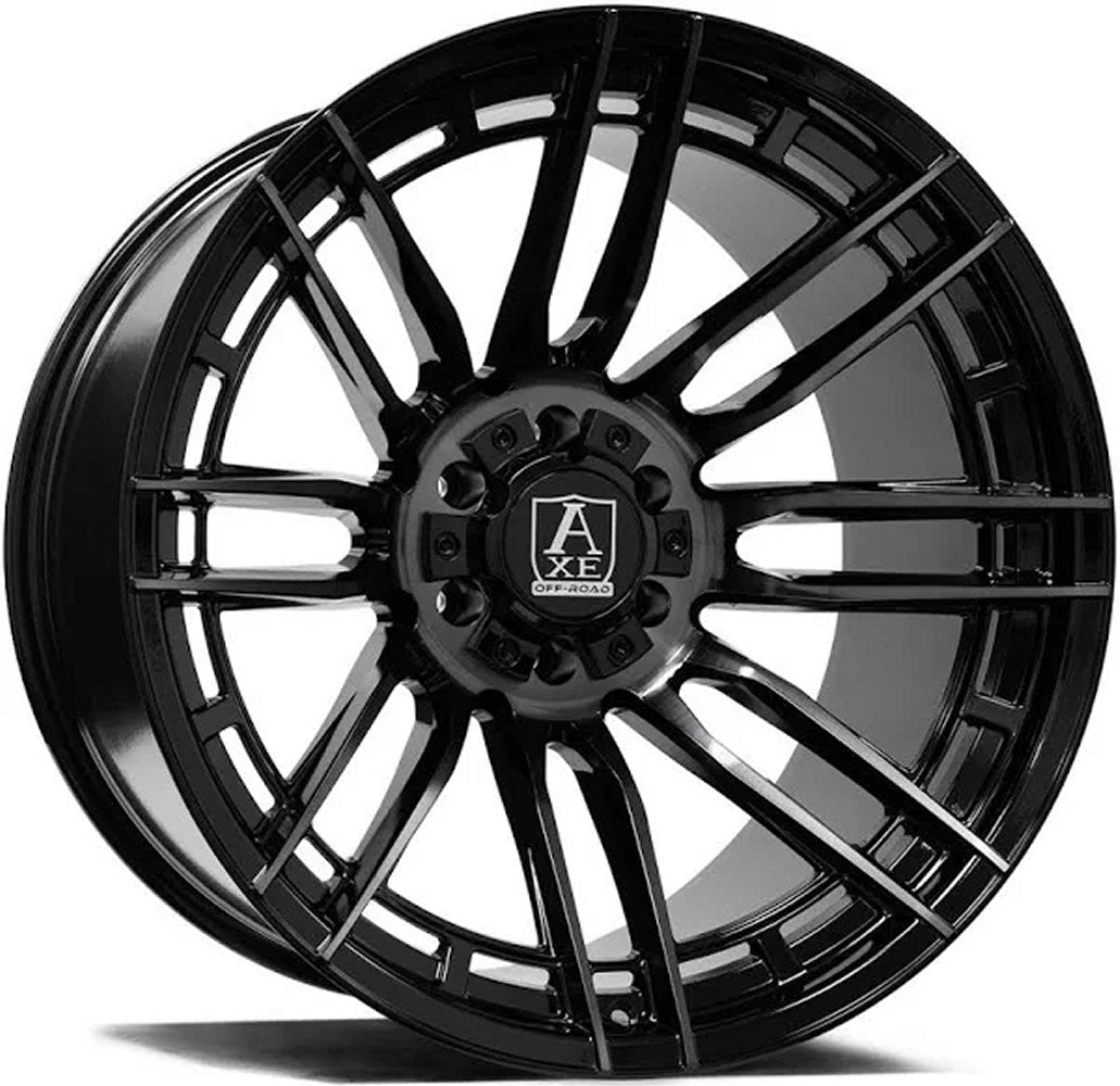 22x12 AXE Offroad Thanos Gloss Black Tinted (* May Require Trimming) 8x170 -44mm - Flex Offroad