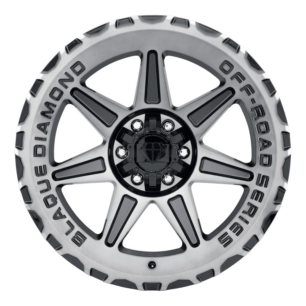 22x10 Blaque Diamond Off-Road BD-O102 Gloss Black Machined & Tinted (Flow Forged) 6x135 6x5.5/139.7 -18mm - Flex Offroad