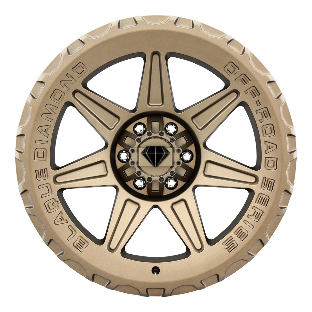22x10 Blaque Diamond Off-Road BD-O102 Matte Bronze (Flow Forged) 5x5/127 5x5.5/139.7 1mm - Flex Offroad