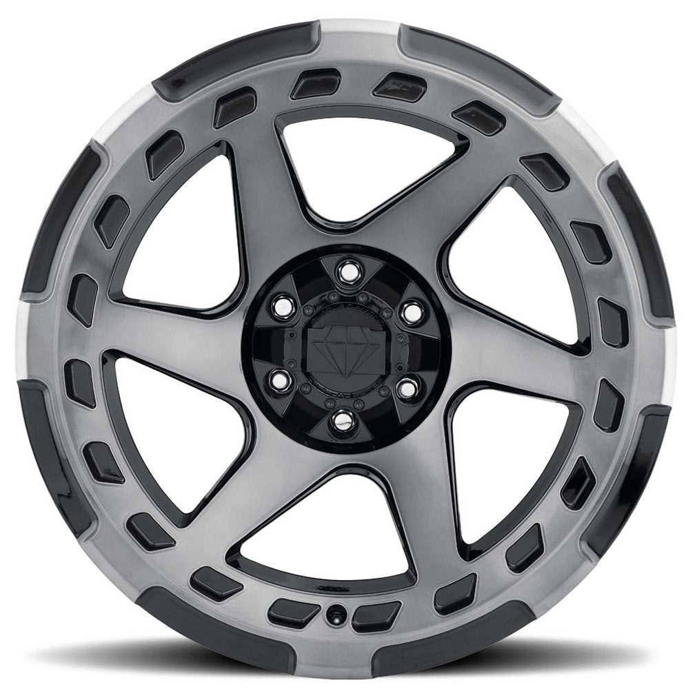 17x9 Blaque Diamond Off-Road BD-O728 Gloss Black Machined & Tinted (Flow Forged) 6x135 6x5.5/139.7 -12mm - Flex Offroad