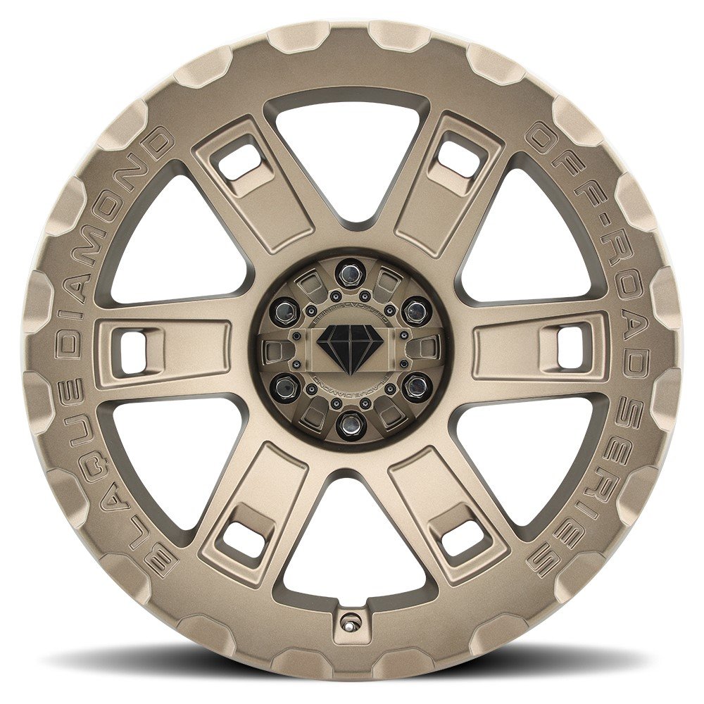 17x9 Blaque Diamond Off-Road BD-O801 Matte Bronze (Flow Forged) 5x5/127 5x5.5/139.7 1mm - Flex Offroad
