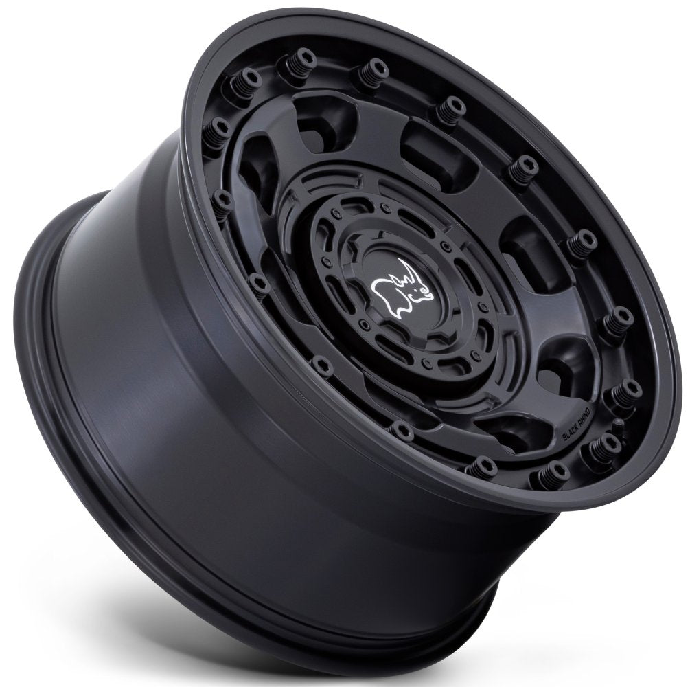20x10 Black Rhino Atlas Matte Black 5x5/127 5x5.5/139.7 -18mm - Flex Offroad