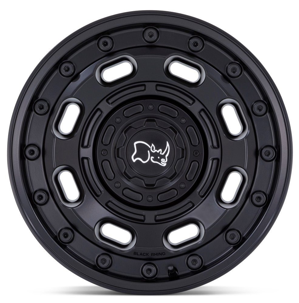 18x9 Black Rhino Atlas Matte Black 5x5/127 5x5.5/139.7 0mm - Flex Offroad