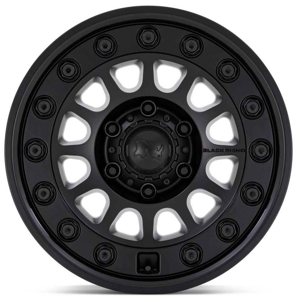 18X8.5 Black Rhino BR012 Outback Matte Black 5x5/127 0mm - Flex Offroad