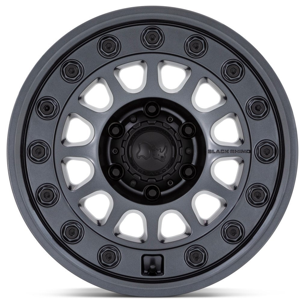 17x8 Black Rhino BR012 Outback Matte Gunmetal 6x130 32mm - Flex Offroad