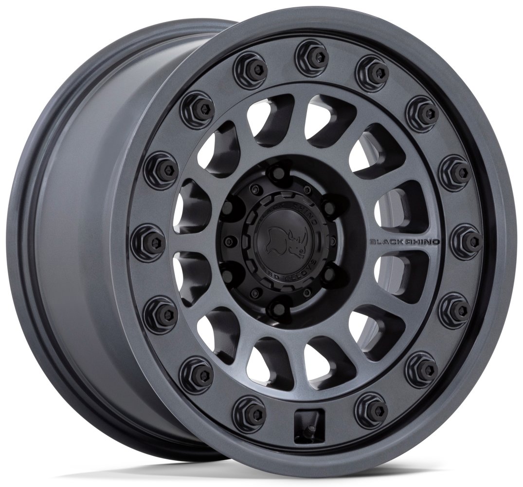 18x8.5 Black Rhino BR012 Outback Matte Gunmetal 6x135 0mm - Flex Offroad