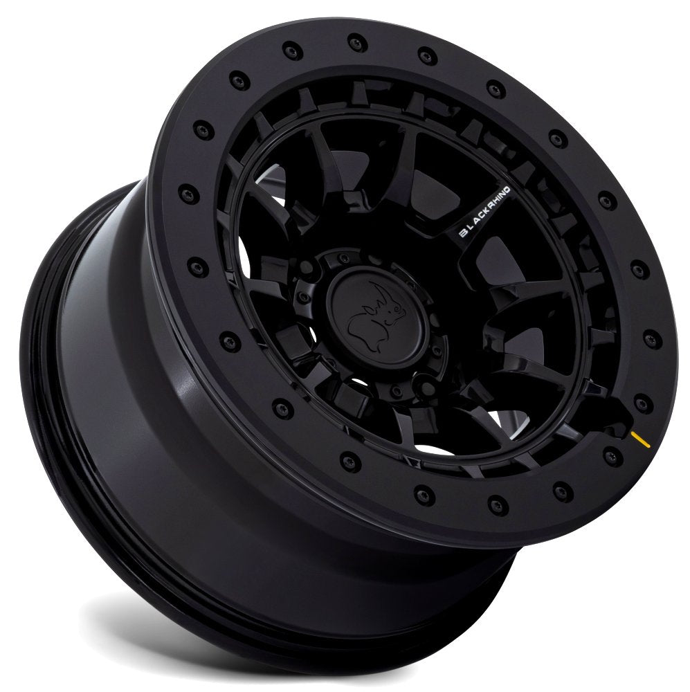 17X8.5 Black Rhino BR016 Tusk Gloss Black 6x135 0mm - Flex Offroad