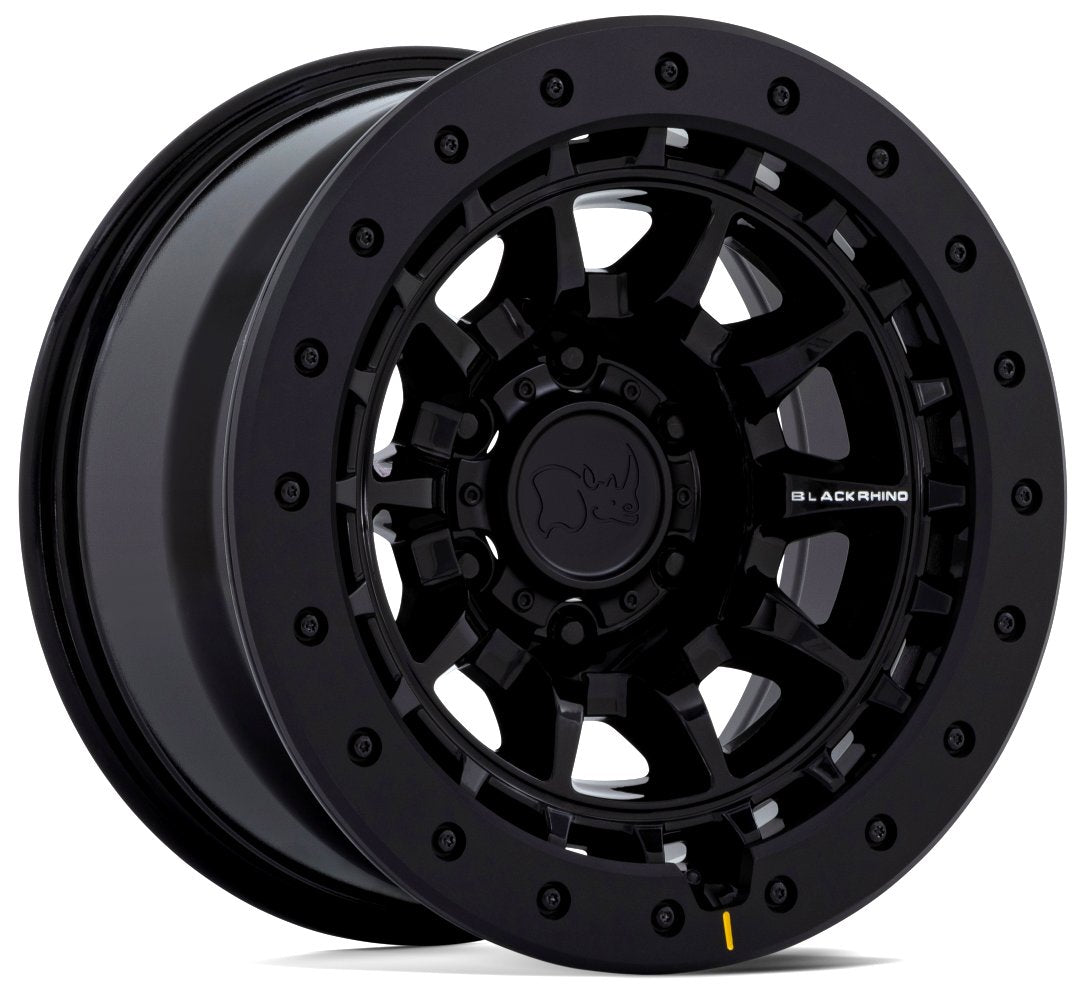 17X8.5 Black Rhino BR016 Tusk Gloss Black 6x5.5/139.7 -10mm - Flex Offroad