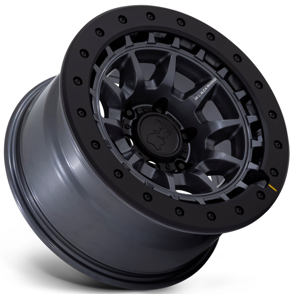 17X8.5 Black Rhino BR016 Tusk Matte Gunmetal 6x5.5/139.7 0mm - Flex Offroad