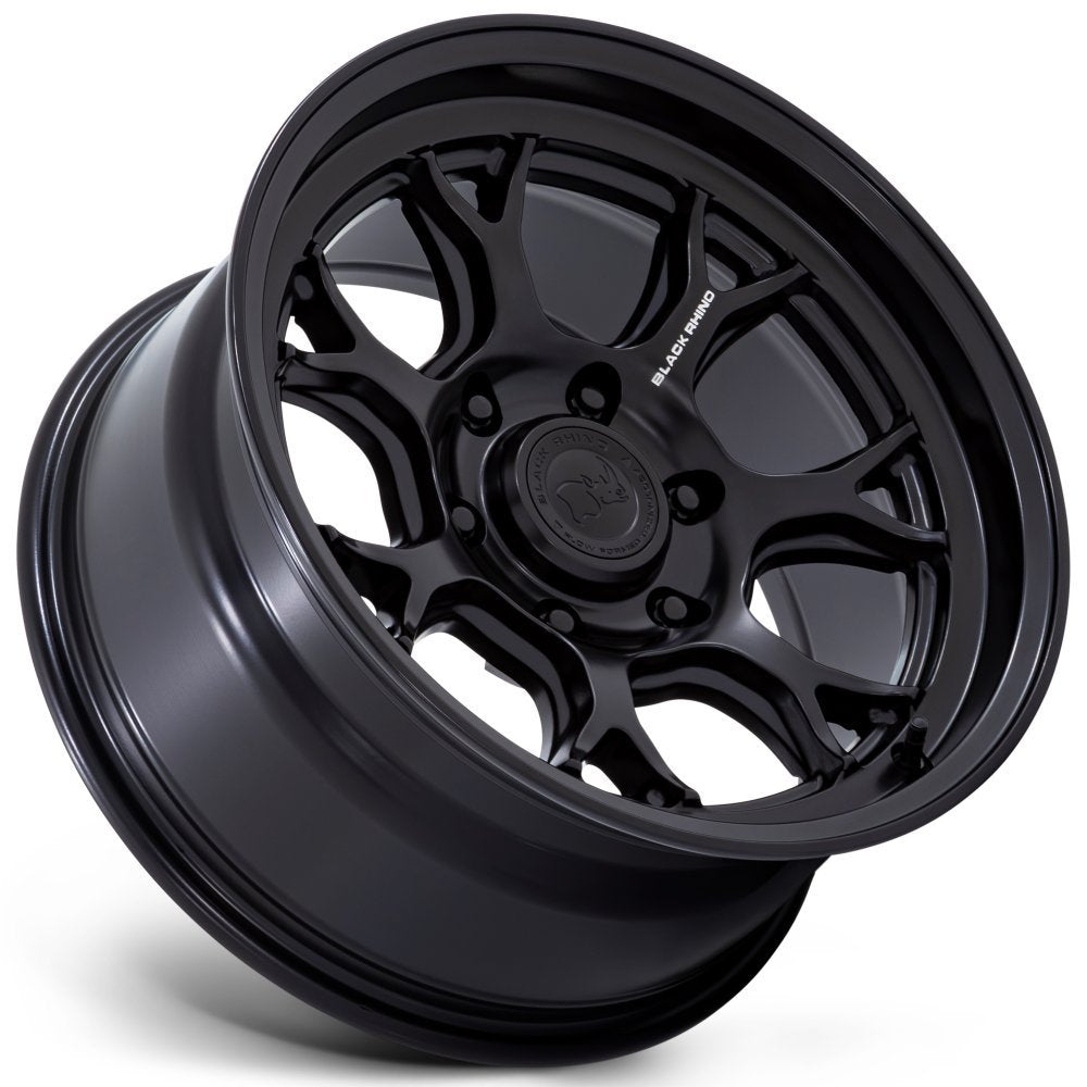 17X8.5 Black Rhino BR017 Estosha Matte Black 5x5/127 -10mm - Flex Offroad