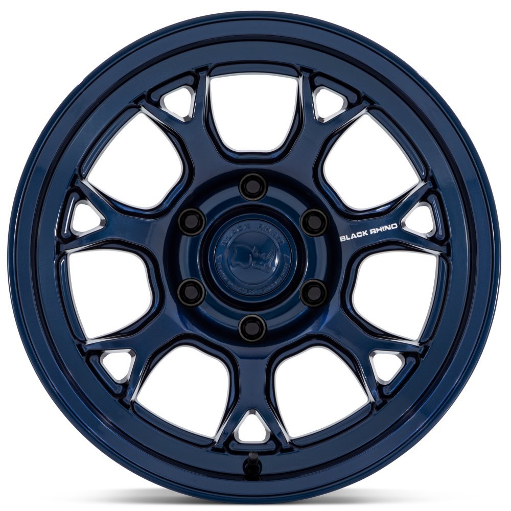 17X8.5 Black Rhino BR017 Estosha Gloss Midnnight Blue 6x5.5/139.7 20mm - Flex Offroad
