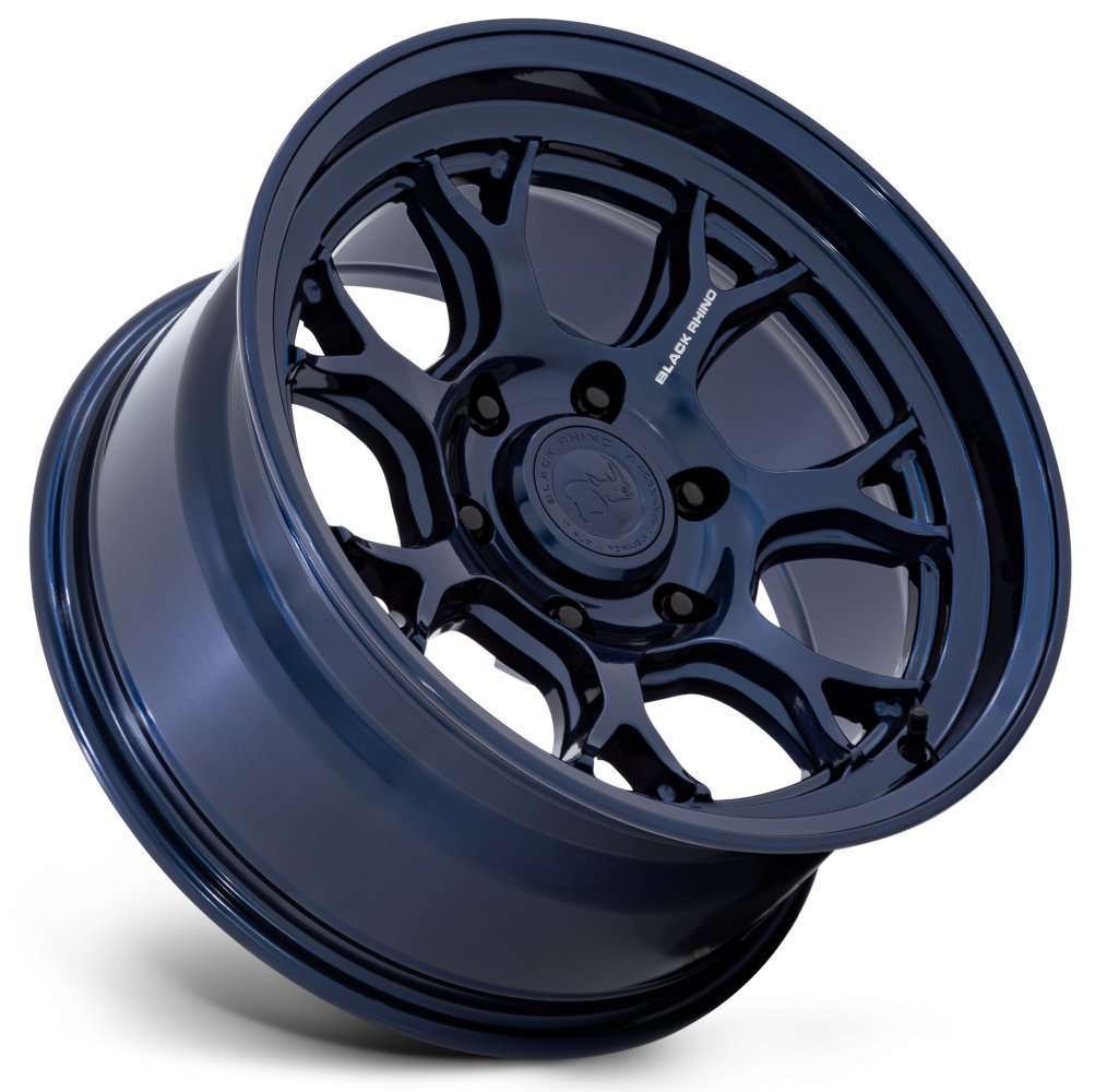 17X8.5 Black Rhino BR017 Estosha Gloss Midnnight Blue 6x5.5/139.7 -10mm - Flex Offroad