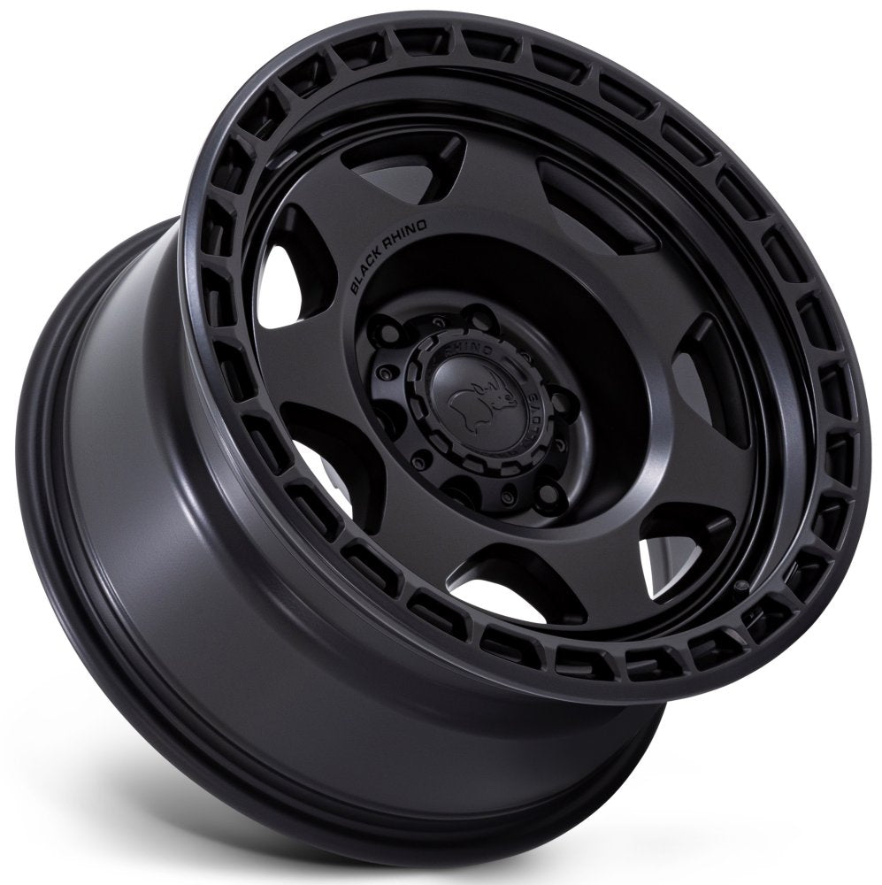 (Clearance - No Returns) 17X8.5 Black Rhino BR018 Voyager Matte Black 5x5/127 0mm