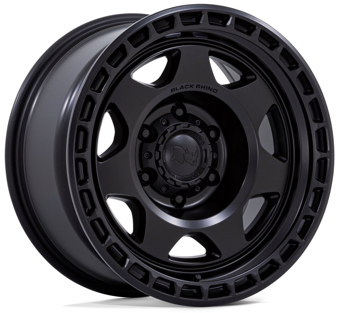(Clearance - No Returns) 17X8.5 Black Rhino BR018 Voyager Matte Black 5x5/127 0mm