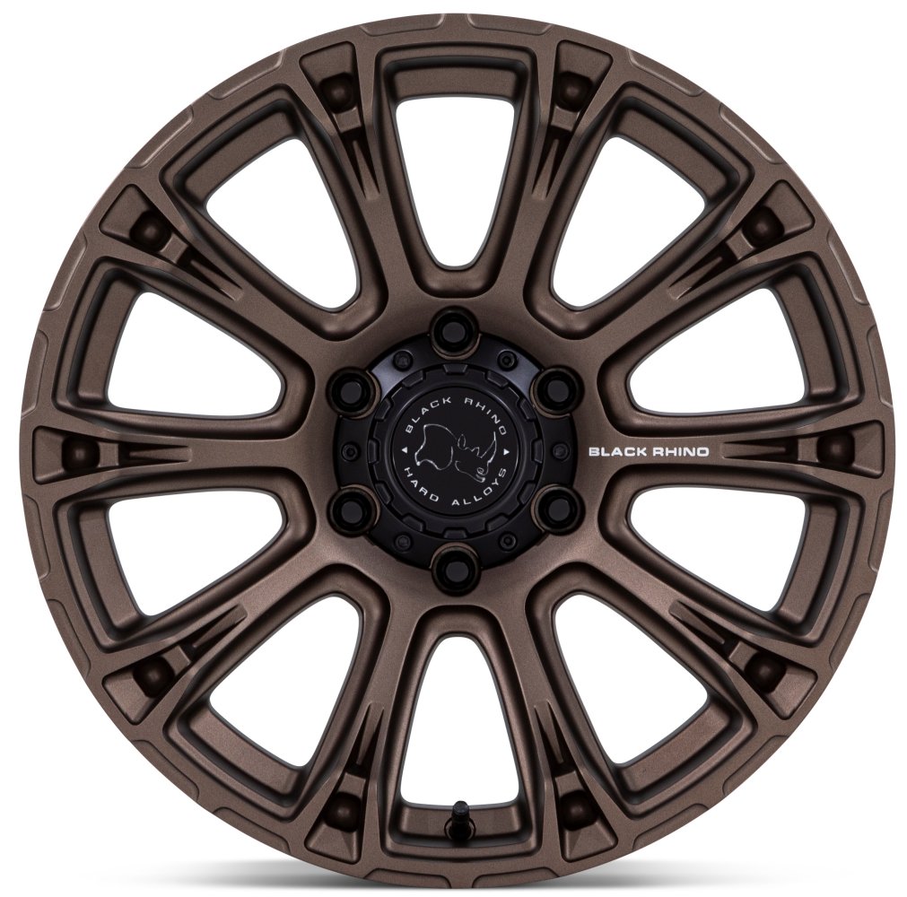 20X9 Black Rhino BR020 Diamondback Burnt Bronze 5x5/127 -12mm - Flex Offroad