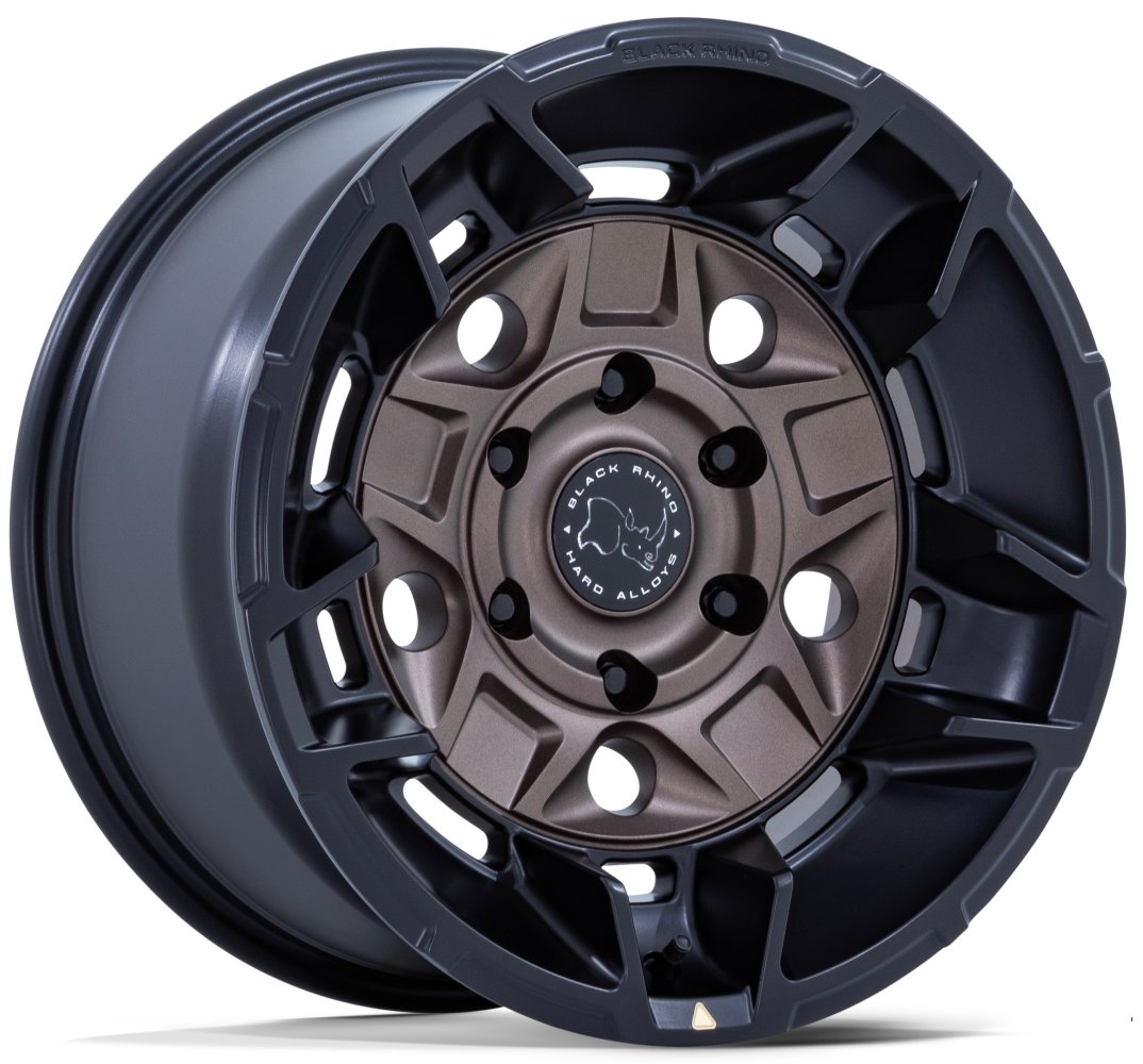 17X8.5 Black Rhino BR028 Guard Burnt Bronze w/ Matte Black Lip 6x5.5/139.7 25mm