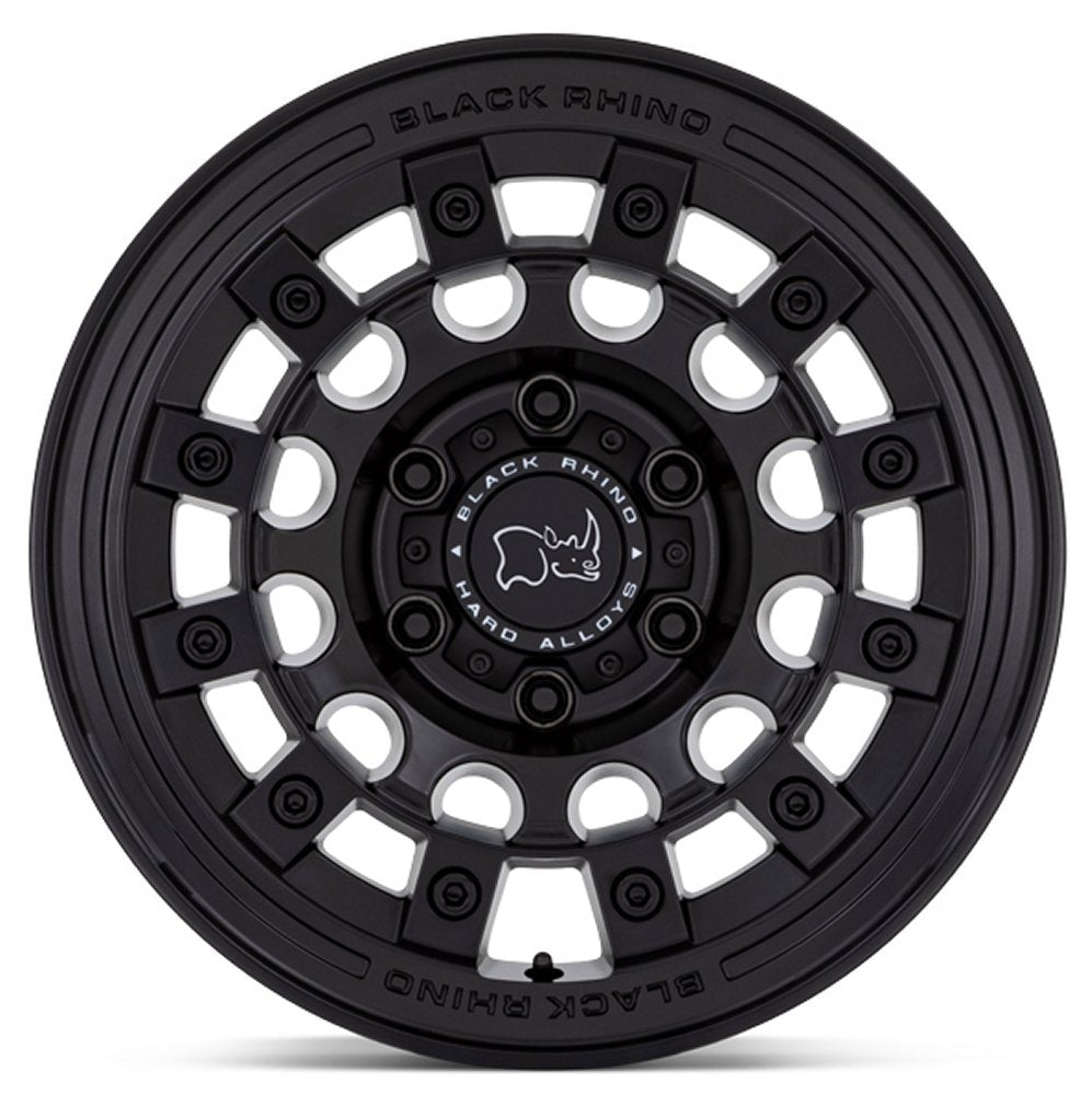 17x9 Black Rhino Fuji Matte Black 6x5.5/139.7 -12mm - Flex Offroad