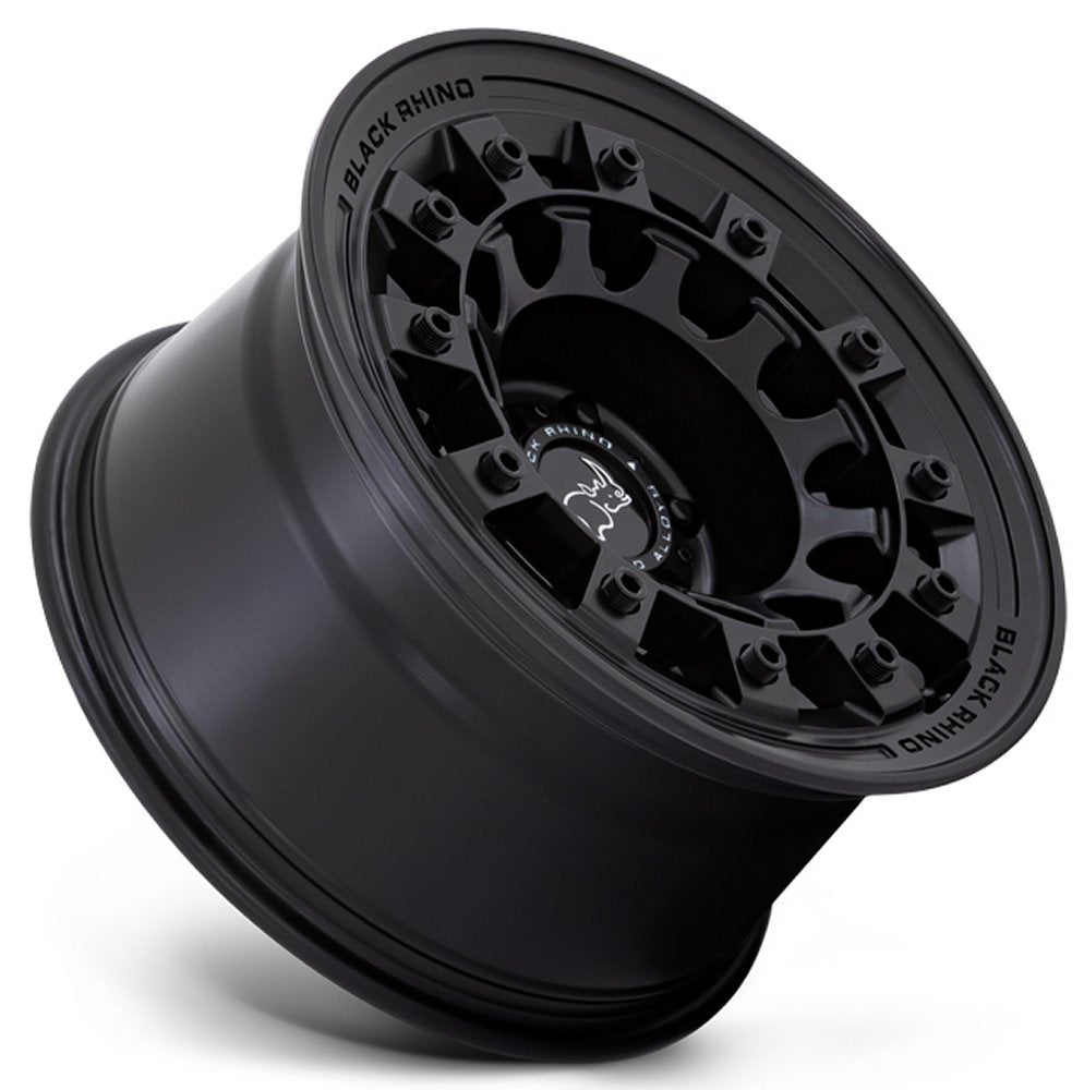 17x9 Black Rhino Fuji Matte Black 6x5.5/139.7 -12mm - Flex Offroad