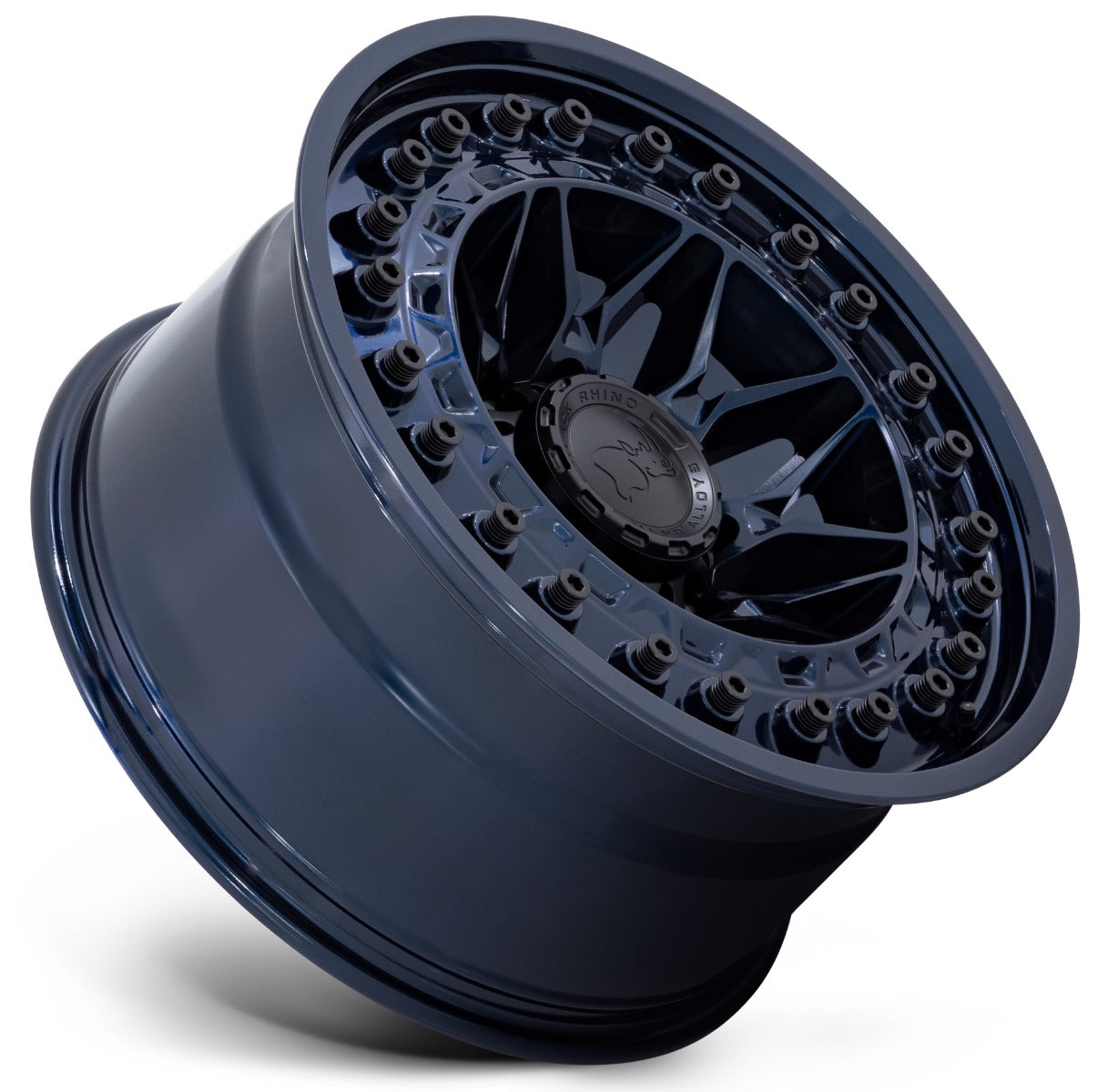 20x10 Black Rhino Alpha Midnight Blue 8x180 -18mm - Flex Offroad