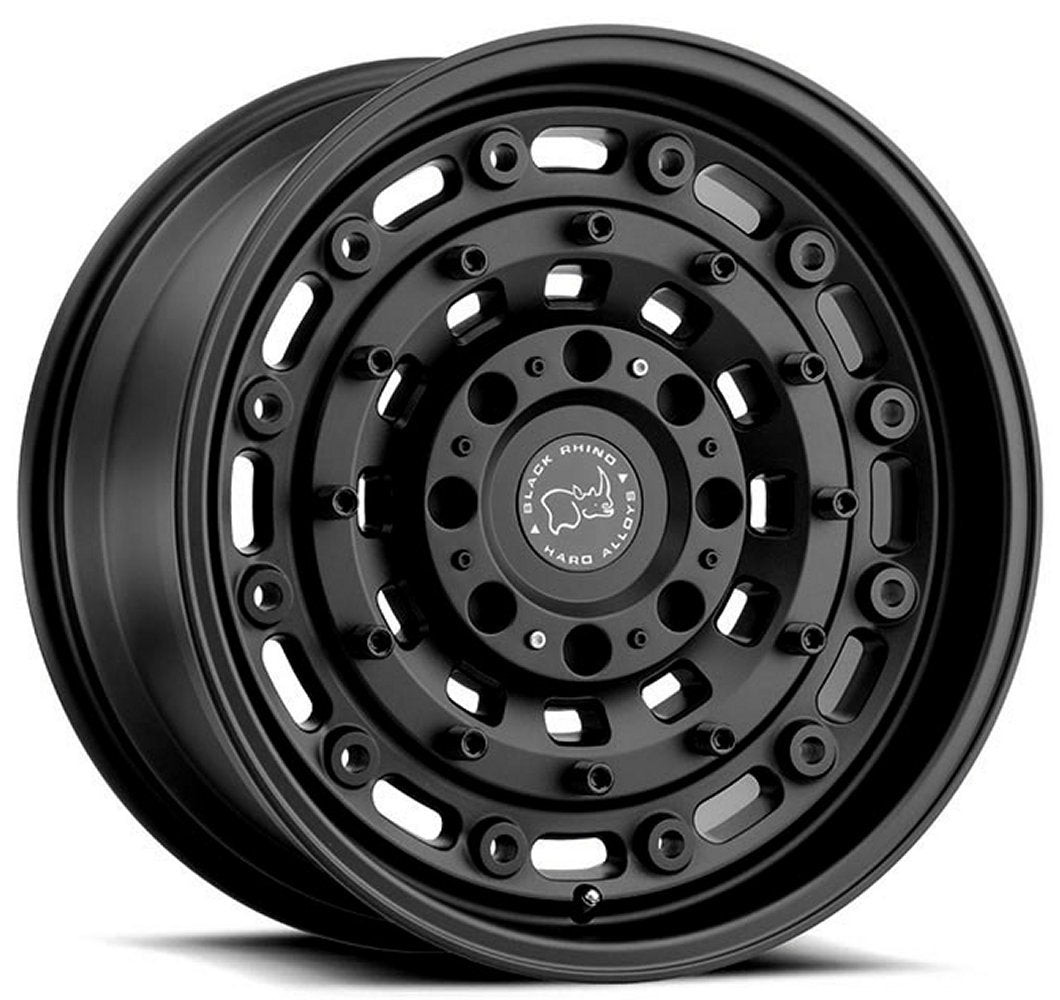 17x9.5 Black Rhino Arsenal Textured Matte Black 5x5/127 5x5.5/139.7 -18mm - Flex Offroad