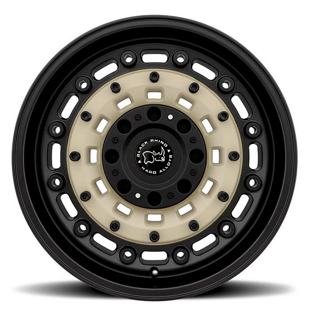 (Clearance - No Returns) 20x9.5 Black Rhino Arsenal Sand on Black 8x180 12mm - Flex Offroad