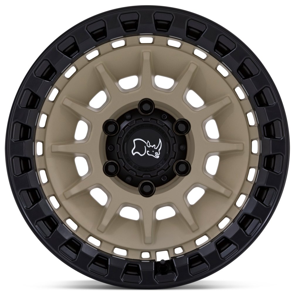 18x9 Black Rhino Barrage Desert Sand on Matte Black 6x135 0mm - Flex Offroad