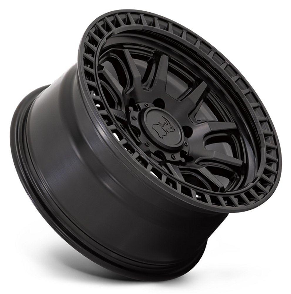 17x8.5 Black Rhino Calico Matte Black 5x120 34mm - Flex Offroad