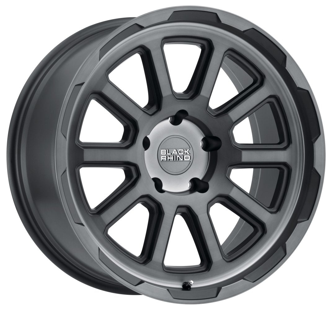 (Clearance - No Returns) 20x9.5 Black Rhino Chase Brushed Gunmetal (Rotary Forged) 5x5/127 -18mm - Flex Offroad
