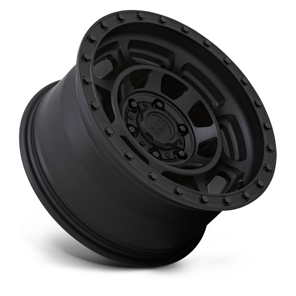 17x8.5 Black Rhino Convoy Matte Black 6x5.5/139.7 -10mm - Flex Offroad