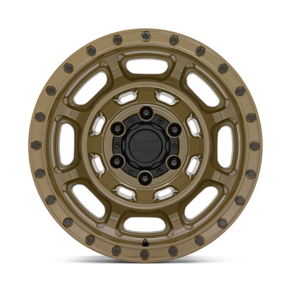 17x8.5 Black Rhino Convoy Gator Green 6x5.5/139.7 -10mm - Flex Offroad