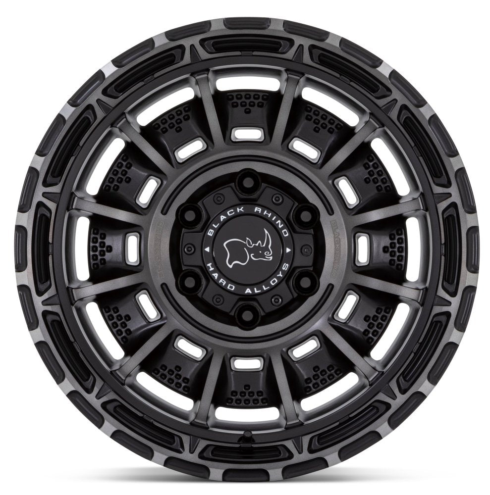 20x10 Black Rhino Legion Matte Black w/ Gray Tint 5x5/127 -18mm - Flex Offroad