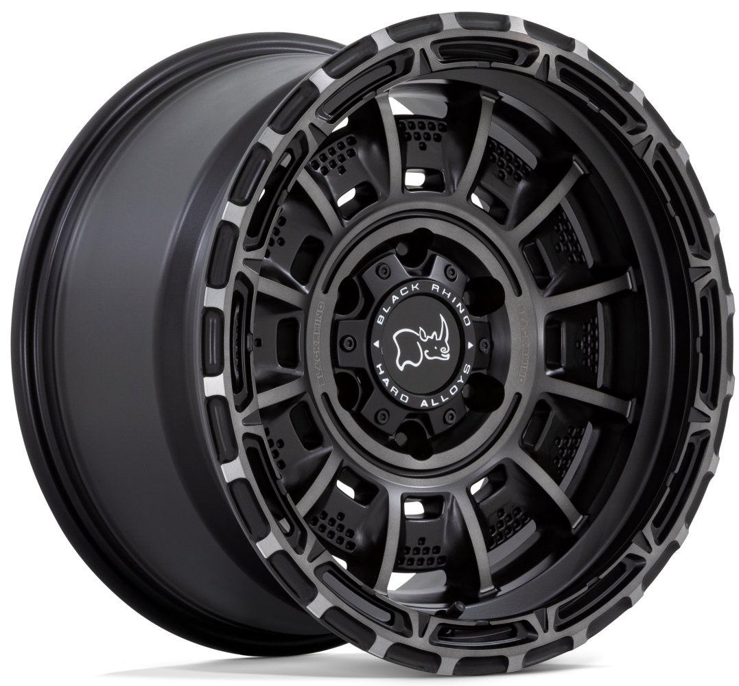 20x10 Black Rhino Legion Matte Black w/ Gray Tint 6x135 -18mm - Flex Offroad