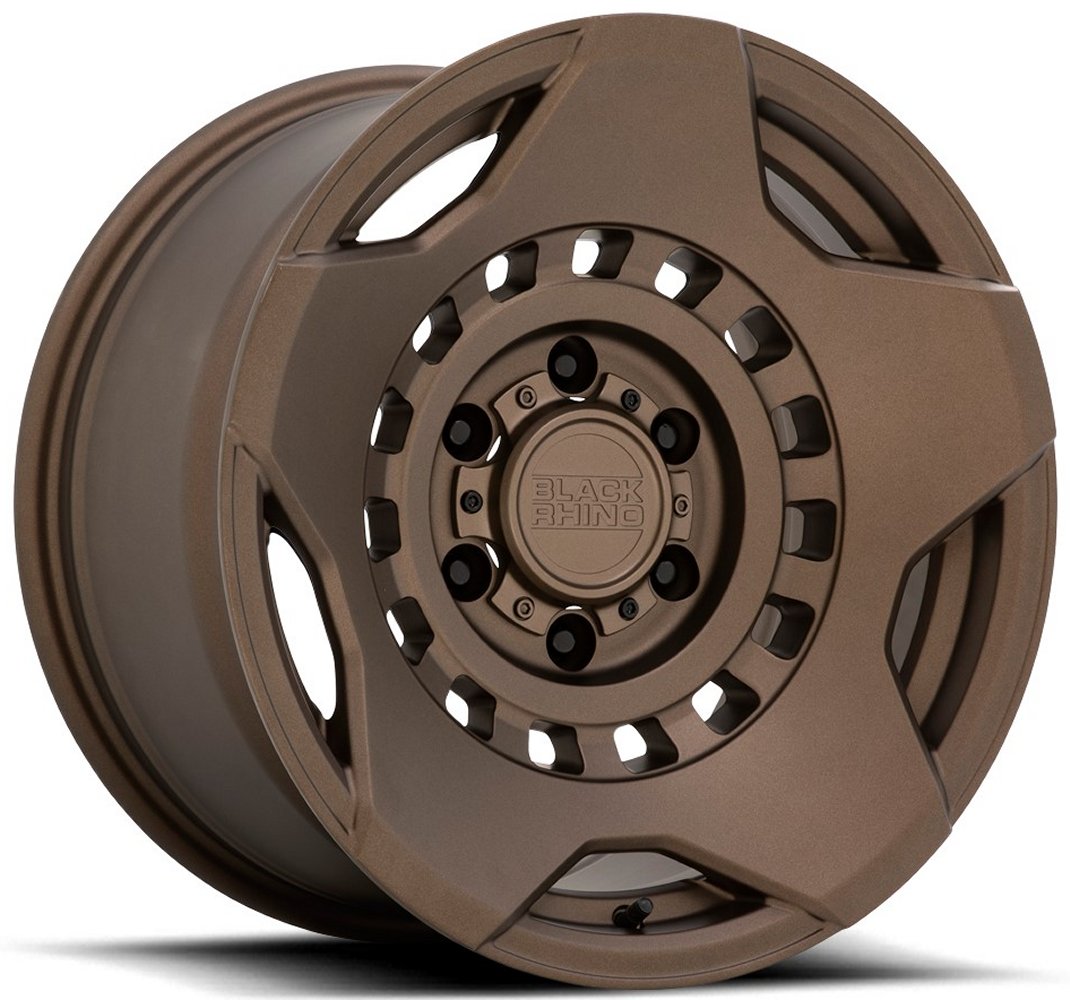 (Clearance - No Returns) 20x9 Black Rhino Muzzle Matte Bronze 6x135 12mm - Flex Offroad