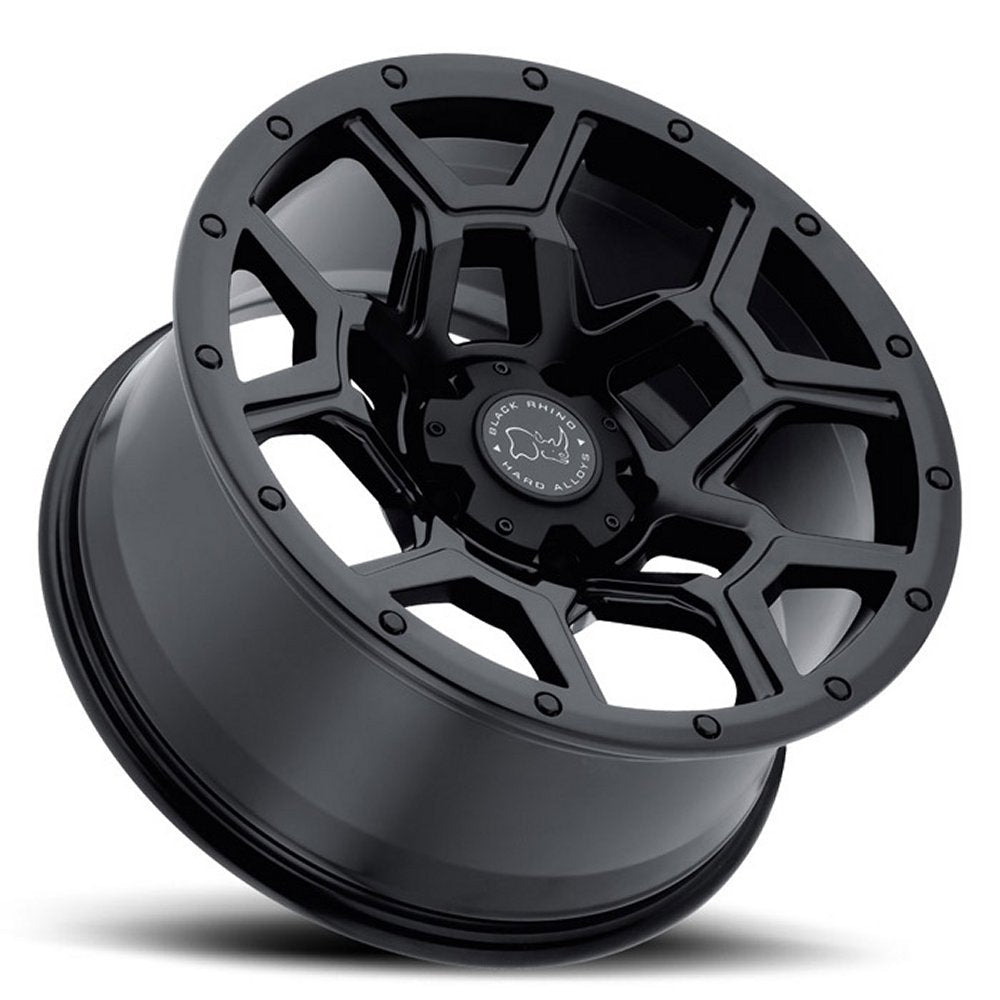 17x9.5 Black Rhino Overland Matte Black 5x5/127 -18mm - Flex Offroad