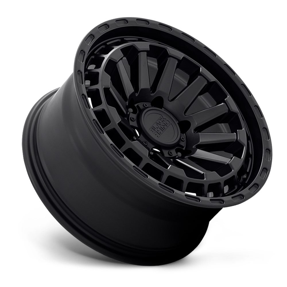 18x9.5 Black Rhino Raid Matte Black 6x5.5/139.7 -18mm - Flex Offroad