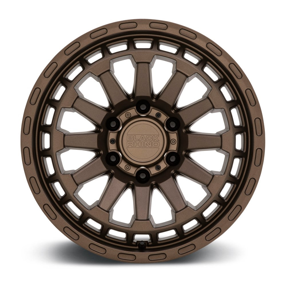 (Clearance - No Returns) 20x9.5 Black Rhino Raid Matte Bronze 6x120 12mm
