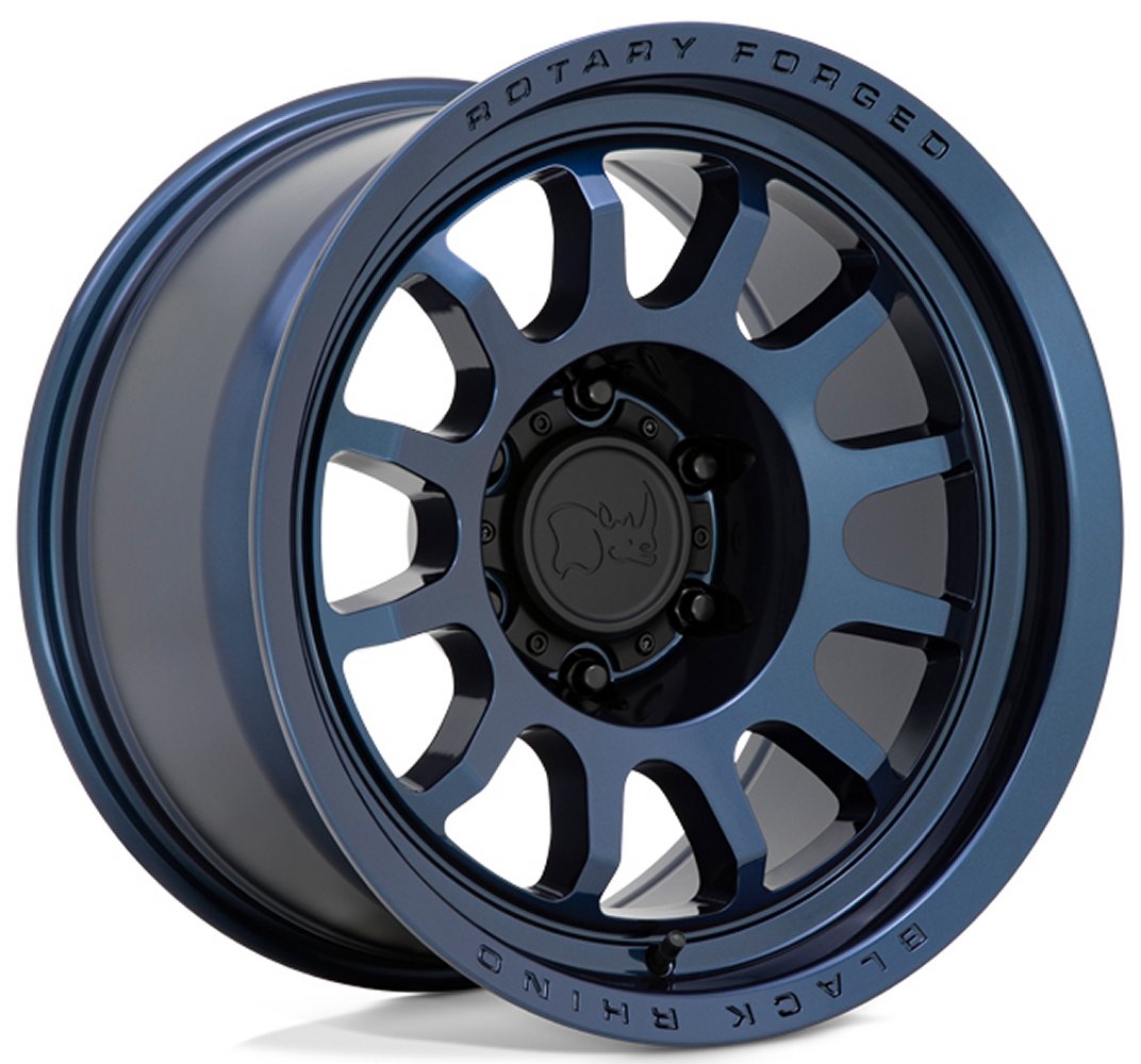 17x8.5 Black Rhino Rapid Midnight Blue (Rotary Forged) 5x150 10mm - Flex Offroad