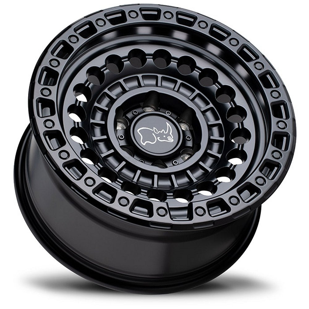 17x8.5 Black Rhino Sentinel Matte Black 8x6.5/165 -18mm