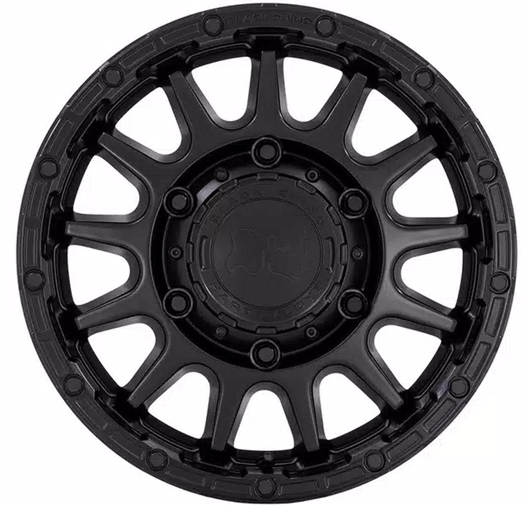 16x8 Black Rhino Sequoia Matte Black 6x180 60mm - Flex Offroad